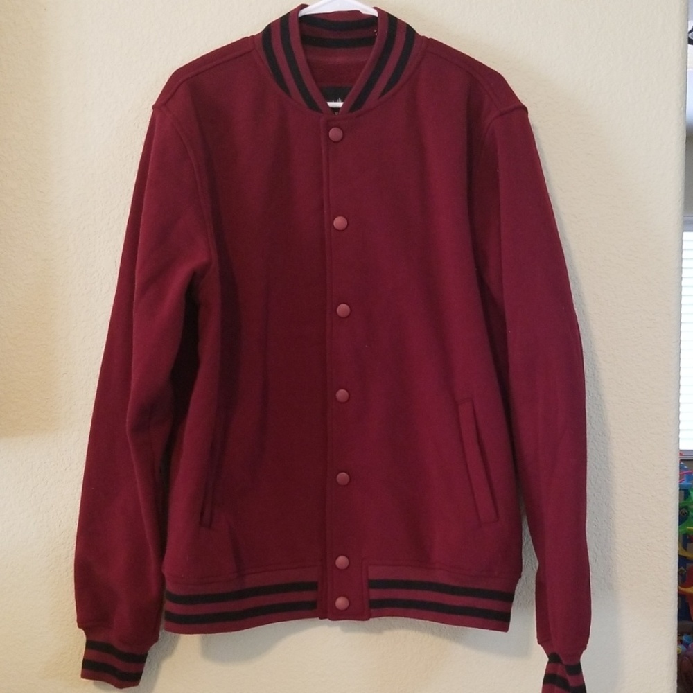 Winter Maroon bomber jacket